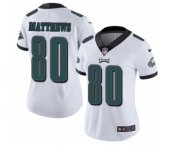 Women's Nike Philadelphia Eagles #80 Jordan Matthews White Vapor Untouchable Limited Player NFL Jersey Women's Nike Philadelphia Eagles #80 Jordan Matthews White Vapor Untouchable Limited Player NFL Jersey