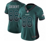 Women's Nike Philadelphia Eagles #88 Dallas Goedert Limited Green Rush Drift Fashion NFL Jersey