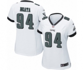 Women's Nike Philadelphia Eagles #94 Haloti Ngata Game White NFL Jersey