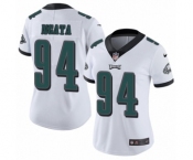 Women's Nike Philadelphia Eagles #94 Haloti Ngata White Vapor Untouchable Limited Player NFL Jersey