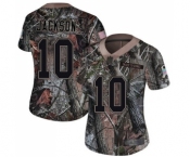 Women's Philadelphia Eagles #10 DeSean Jackson Camo Rush Realtree Limited Football Jersey