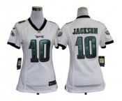 nike women nfl jerseys philadelphia eagles #10 jackson white[nike]