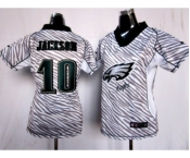 nike women nfl jerseys philadelphia eagles #10 jackson[fem fan zebra]