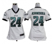 nike women nfl jerseys philadelphia eagles #24 asomugha white[nike]