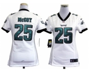 nike women nfl jerseys philadelphia eagles #25 mccoy white[nike]