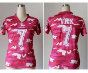 nike women nfl jerseys philadelphia eagles #7 vick pink[fashion camo]