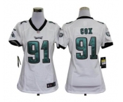 nike women nfl jerseys philadelphia eagles #91 cox white[nike]
