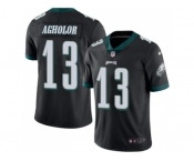 Youth Nike Philadelphia Eagles #13 Nelson Agholor Black Stitched NFL Limited Rush Jersey