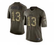 Youth Nike Philadelphia Eagles #13 Nelson Agholor Limited Green Salute to Service NFL Jersey