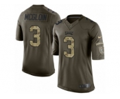 Youth Nike Philadelphia Eagles #3 Matt McGloin Limited Green Salute to Service NFL Jersey