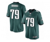 Youth Nike Philadelphia Eagles #79 Brandon Brooks Limited Midnight Green Team Color NFL Jersey