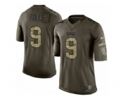 Youth Nike Philadelphia Eagles #9 Nick Foles Limited Green Salute to Service NFL Jersey