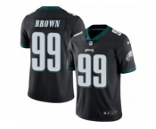Youth Nike Philadelphia Eagles #99 Jerome Brown Limited Black Rush NFL Jersey