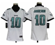 nike youth nfl jerseys philadelphia eagles #10 jackson white[nike]