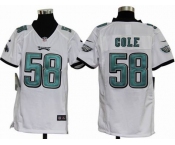 nike youth nfl jerseys philadelphia eagles #58 trent cole white[nike]