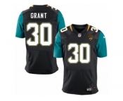 Men Nike Jacksonville Jaguars #30 Corey Grant Elite Black Alternate NFL Jersey