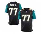 Men Nike Jacksonville Jaguars #77 Patrick Omameh Elite Black Alternate NFL Jersey