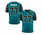 Men Nike Jacksonville Jaguars #77 Patrick Omameh Elite Teal Green Team Color NFL Jersey