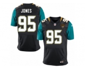 Men Nike Jacksonville Jaguars #95 Abry Jones Elite Black Alternate NFL Jersey