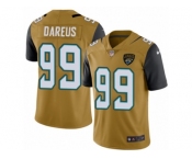 Men Nike Jacksonville Jaguars #99 Marcell Dareus Elite Gold Rush Vapor Untouchable NFL Jersey
