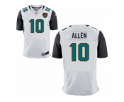 Men's Nike Jacksonville Jaguars #10 Brandon Allen Elite White NFL Jersey
