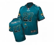 Men's Nike Jacksonville Jaguars #27 Leonard Fournette Elite Teal Green Drift Fashion NFL Jersey