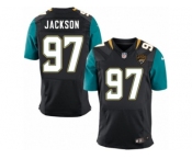 Men's Nike Jacksonville Jaguars #97 Malik Jackson Elite Black Alternate NFL Jersey
