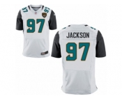 Men's Nike Jacksonville Jaguars #97 Malik Jackson Elite White NFL Jersey