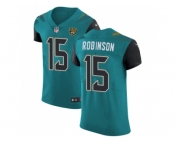 Nike Jacksonville Jaguars #15 Allen Robinson Teal Green Team Color Men Stitched NFL Vapor Untouchable Elite Jersey