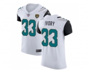 Nike Jacksonville Jaguars #33 Chris Ivory White Men Stitched NFL Vapor Untouchable Elite Jersey