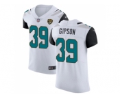 Nike Jacksonville Jaguars #39 Tashaun Gipson White Men Stitched NFL Vapor Untouchable Elite Jersey