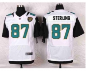 nike nfl jerseys jacksonville jaguars #87 sterling white[Elite]