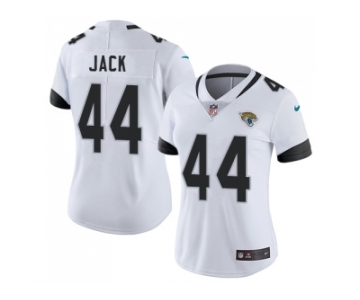 Women Nike Jacksonville Jaguars #44 Myles Jack White Stitched NFL Vapor Untouchable Limited Jersey