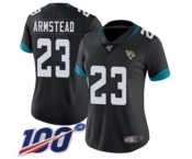 Women's Jacksonville Jaguars #23 Ryquell Armstead Black Team Color Vapor Untouchable Limited Player 100th Season Football Jersey