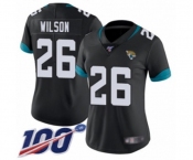 Women's Jacksonville Jaguars #26 Jarrod Wilson Black Team Color Vapor Untouchable Limited Player 100th Season Football Jersey