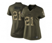 Women's Nike Jacksonville Jaguars #21 A.J. Bouye Limited Green Salute to Service NFL Jersey