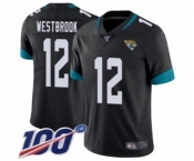 Youth Jacksonville Jaguars #12 Dede Westbrook Black Team Color Vapor Untouchable Limited Player 100th Season Football Jersey