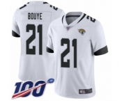 Youth Jacksonville Jaguars #21 A.J. Bouye White Vapor Untouchable Limited Player 100th Season Football Jersey