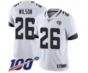 Youth Jacksonville Jaguars #26 Jarrod Wilson White Vapor Untouchable Limited Player 100th Season Football Jersey