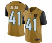 Youth Jacksonville Jaguars #41 Josh Allen Limited Gold Rush Vapor Untouchable Football Jersey