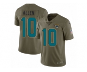 Youth Nike Jacksonville Jaguars #10 Brandon Allen Limited Olive 2017 Salute to Service NFL Jersey