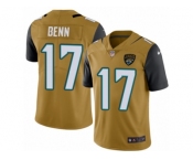 Youth Nike Jacksonville Jaguars #17 Arrelious Benn Limited Gold Rush NFL Jersey