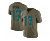 Youth Nike Jacksonville Jaguars #17 Arrelious Benn Limited Olive 2017 Salute to Service NFL Jersey