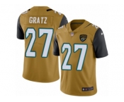 Youth Nike Jacksonville Jaguars #27 Dwayne Gratz Limited Gold Rush NFL Jersey