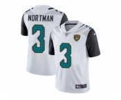 Youth Nike Jacksonville Jaguars #3 Brad Nortman White Vapor Untouchable Limited Player NFL Jersey