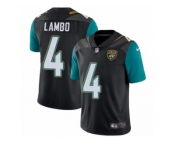 Youth Nike Jacksonville Jaguars #4 Josh Lambo Black Alternate Vapor Untouchable Limited Player NFL Jersey