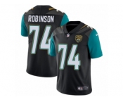 Youth Nike Jacksonville Jaguars #74 Cam Robinson Black Alternate Vapor Untouchable Limited Player NFL Jersey