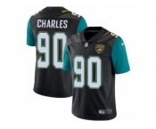 Youth Nike Jacksonville Jaguars #90 Stefan Charles Vapor Untouchable Limited Black Alternate NFL Jersey