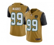 Youth Nike Jacksonville Jaguars #99 Sen'Derrick Marks Limited Gold Rush NFL Jersey
