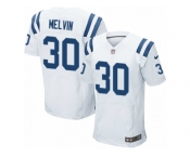 Men Nike Indianapolis Colts #30 Rashaan Melvin Elite White NFL Jersey
